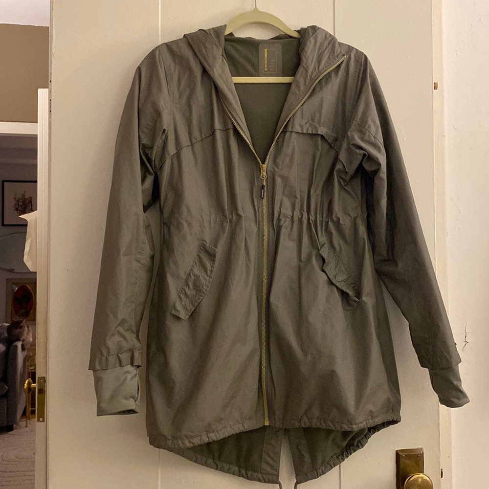 Monserrat Army Green Rain Jacket / Wind Breaker